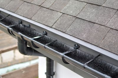 Gutter Covers Protecting Landscaping